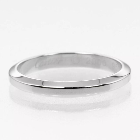 CARTIER Declaration Ring 0.1" model Pt950Platinum #8.0(US Size) 5.23g mens - Picture 6 of 9
